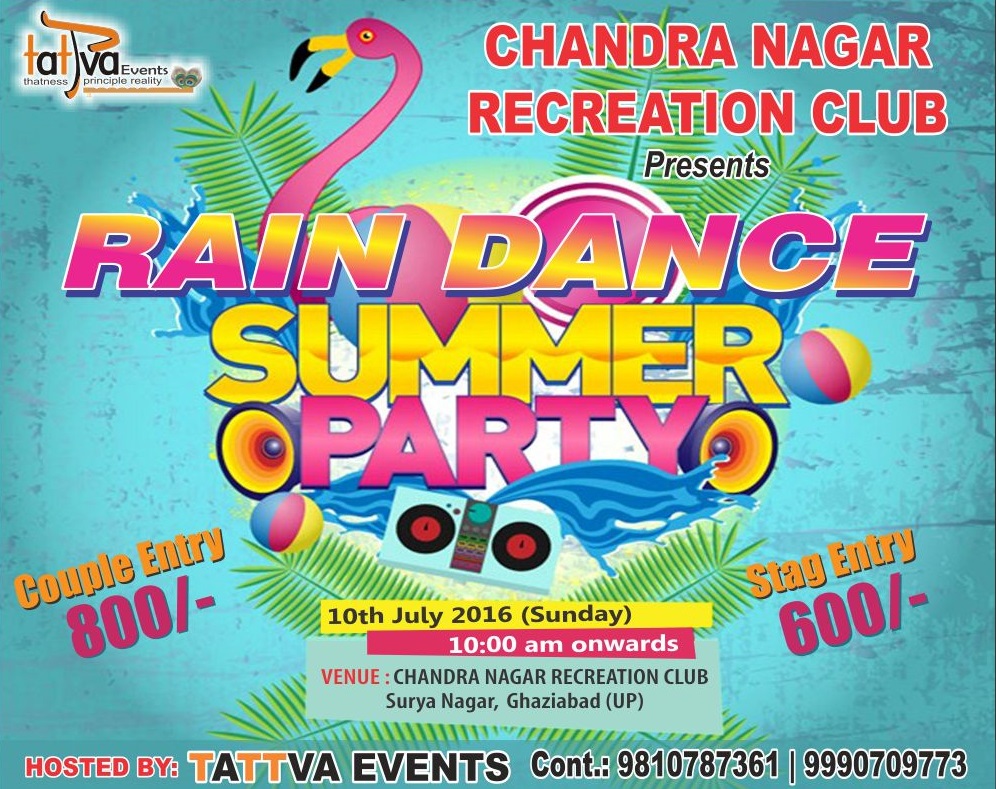 RAIN DANCE SUMMER PARTY
