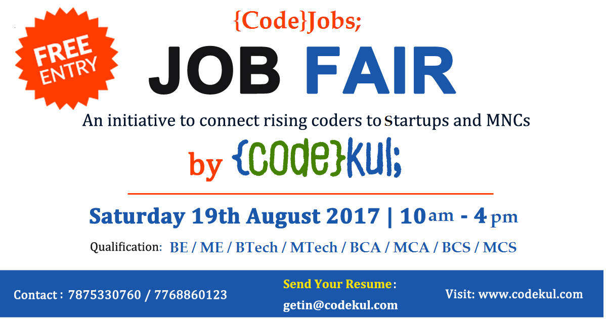 CodeJobs JobFair at {code}kul;