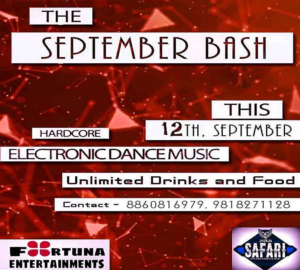 SEPTEMBER BASH (This 12th September, ‪‎Saturday‬)