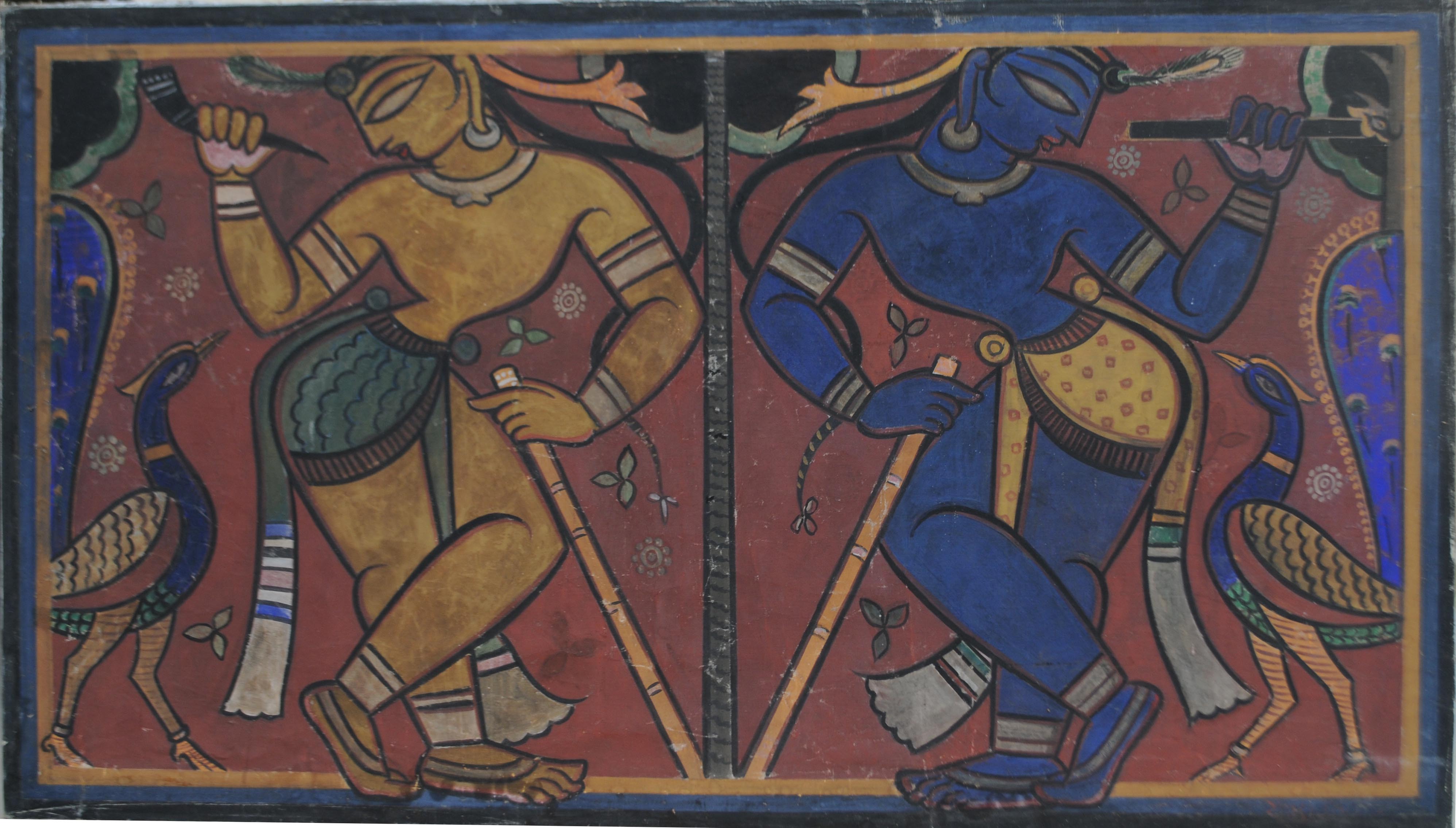 Carved Contours - A solo exhibition of selected works by Jamini Roy 