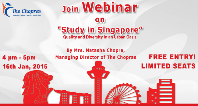 Webinar on Study in Singapore