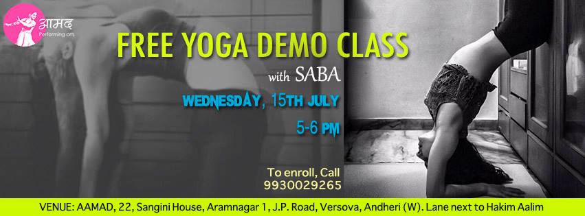 Free Yoga session followed by regular class- Mon Wed Sat | 5-6 pm