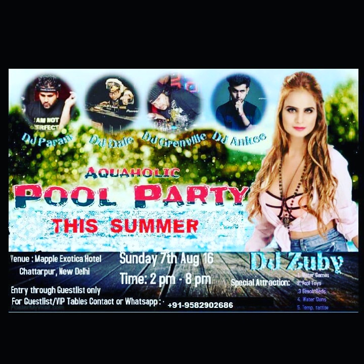 POOL PARTY ..get yourself listed 