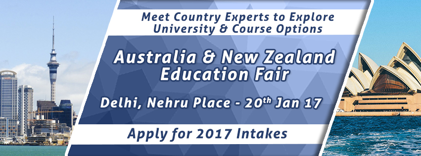 Gear Up Delhi for Australia and New Zealand Education Education Fair 2017