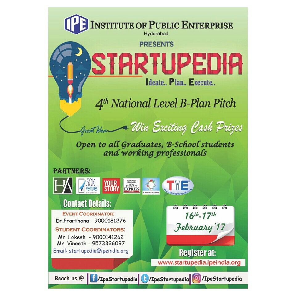 Startupedia The B-plan pitch