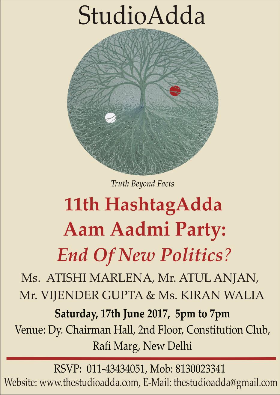 #AAP-End of new politics