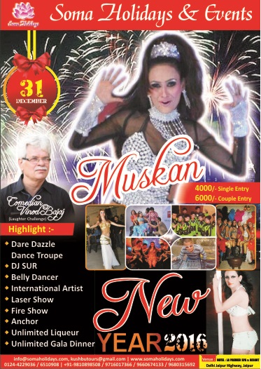 New Year Celebration 2016 in Jaipur