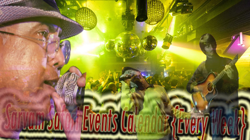Event Calendar Every Weekday - Sarvam Safari