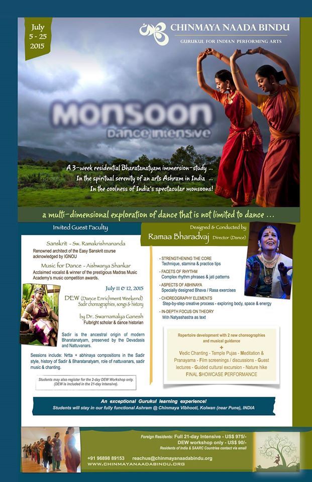 21-Day Monsoon Dance Intensive '15