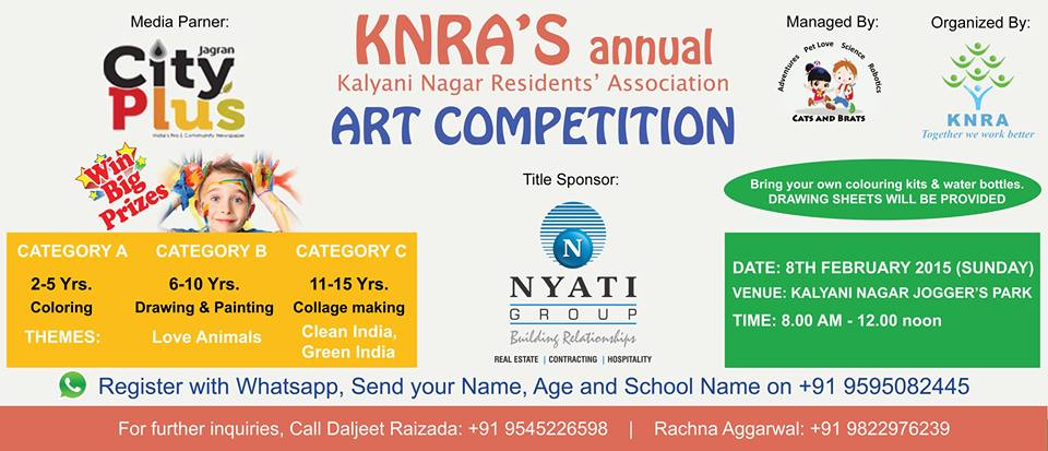 KNRA ART COMPETITION - To a GREENER 2015 !!