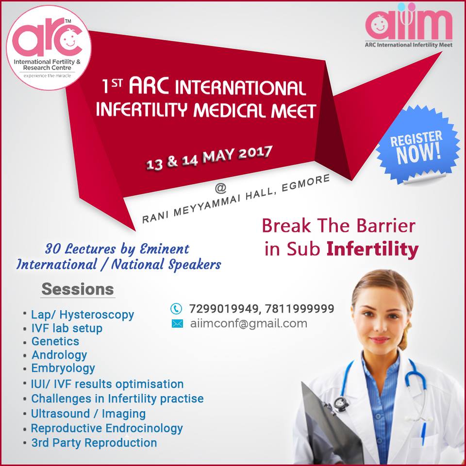 ARC International Infertility Meet (May 13-14, 2017)