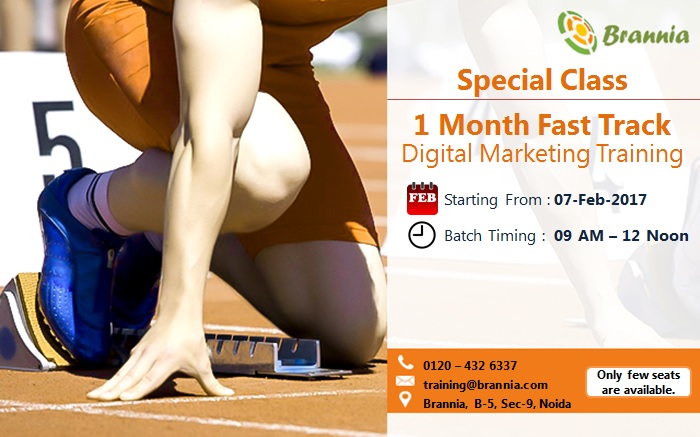 01 Month Fast Track Digital Marketing Training