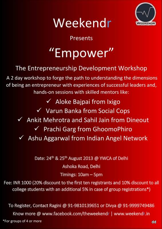 Empower - The Entrepreneurship Development Workshop