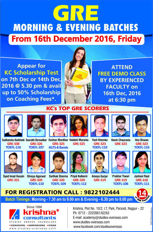 GRE Coaching in Nagpur