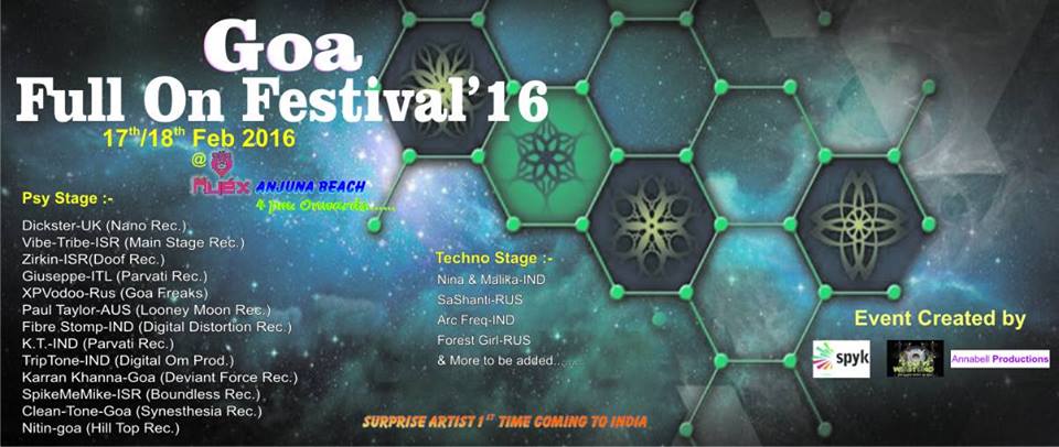 GOA'S FULL-ON Music Festival 2016