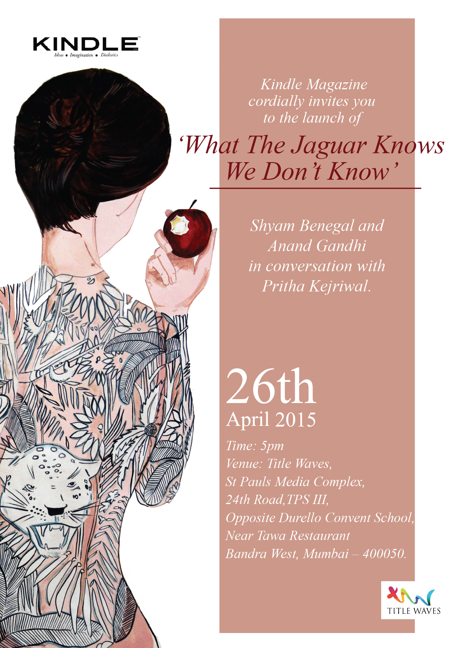 Mumbai Launch of What The Jaguar Knows We Don't Know