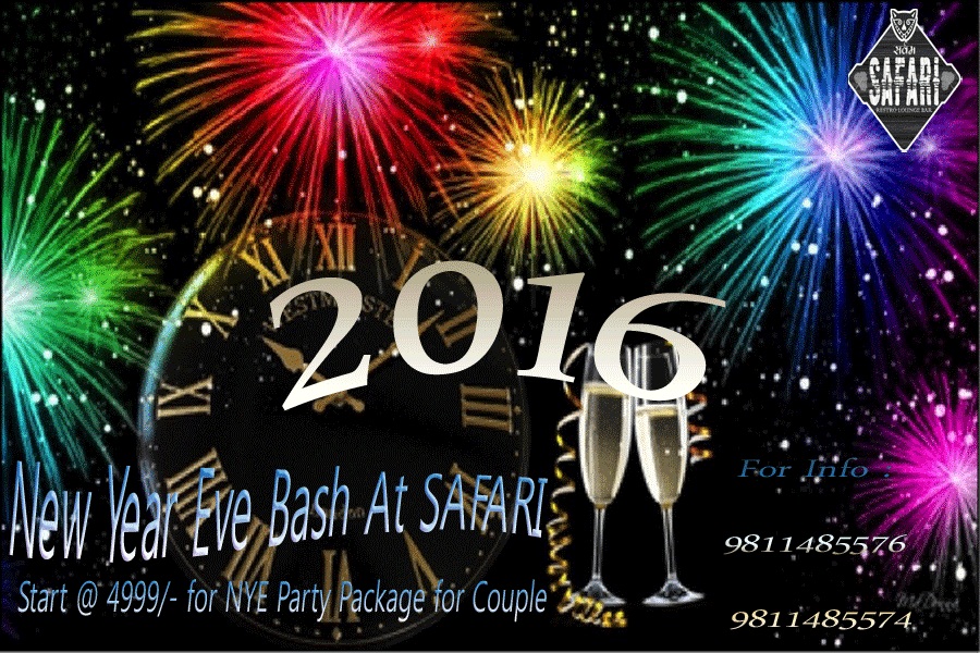 New Year Eve Bash for Couples - At SAFARI with DJ GILL Live Performance on BEAT