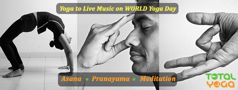 Yoga to Live Music on World Yoga Day & World Music Day.