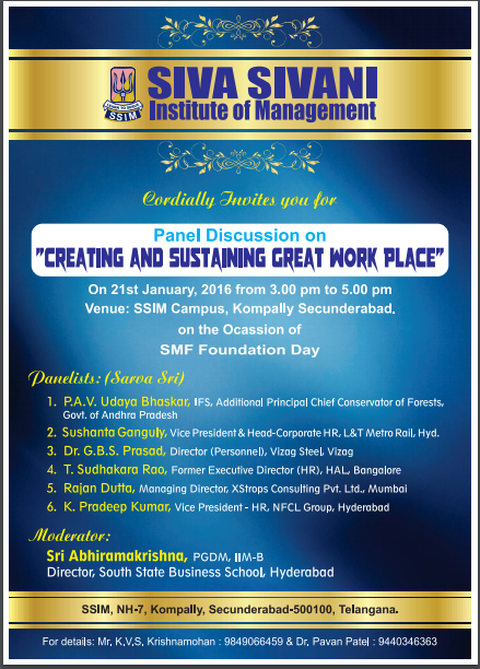 Panel Discussion on - 