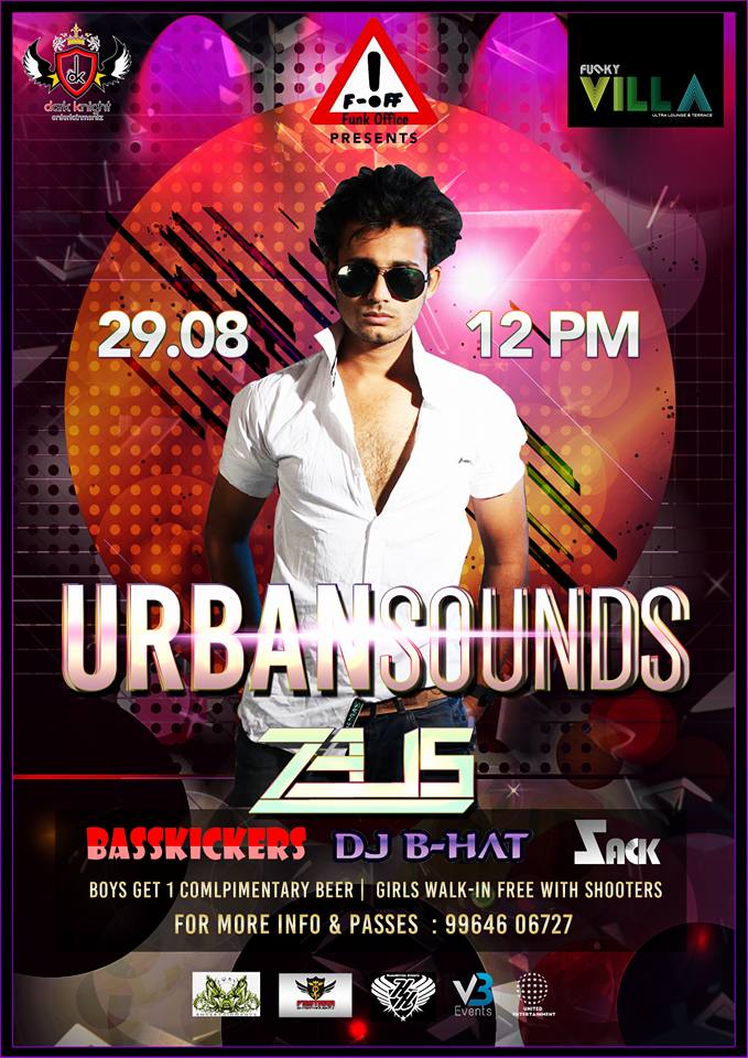 URBAN SOUNDS parties in Bangalore