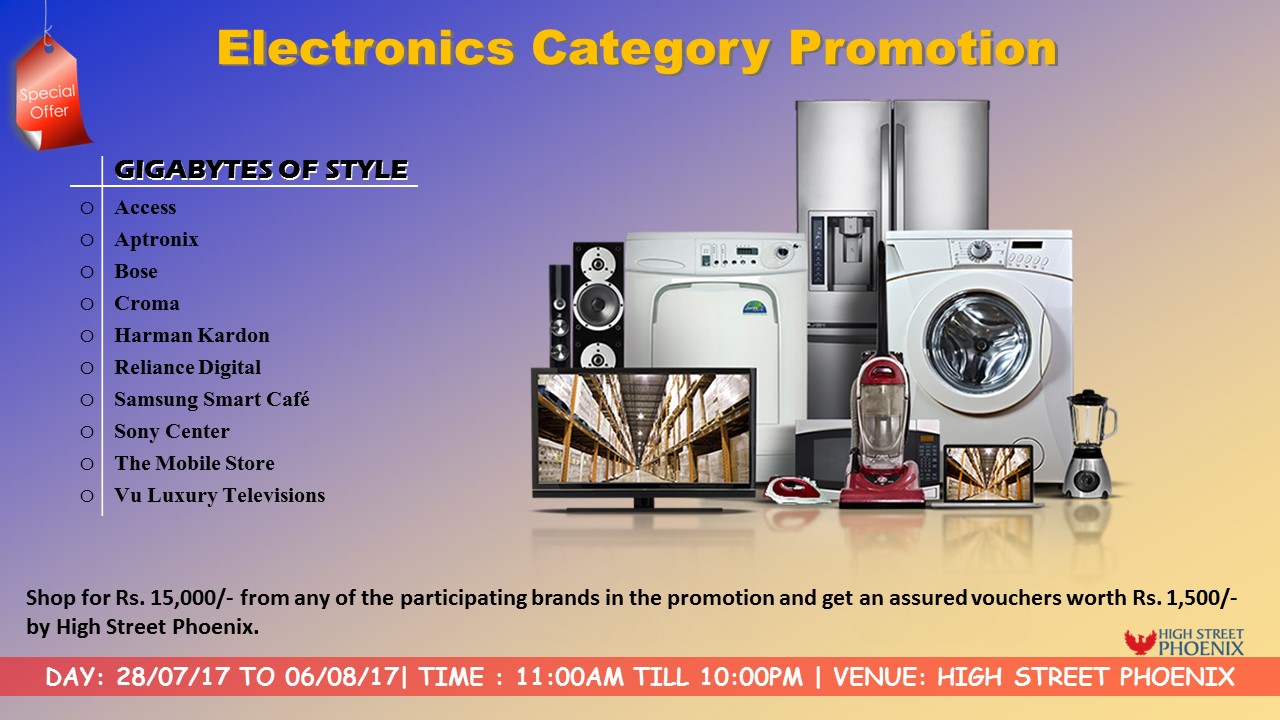 Shop For Electronics at High Street Phoenix to Get Assured Gift Vouchers