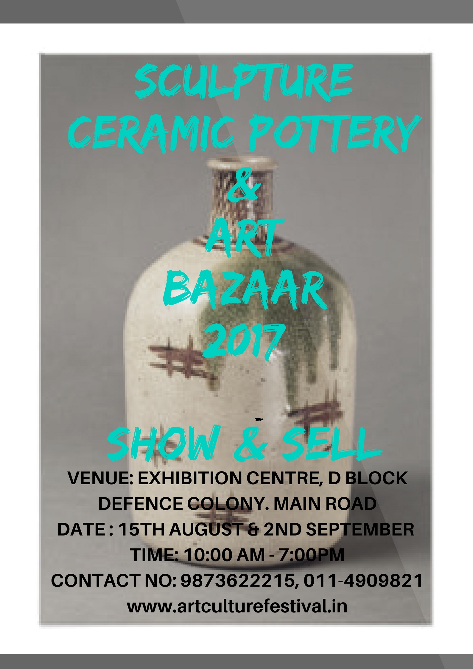sculpture ceramic pottery and art bazar 2017