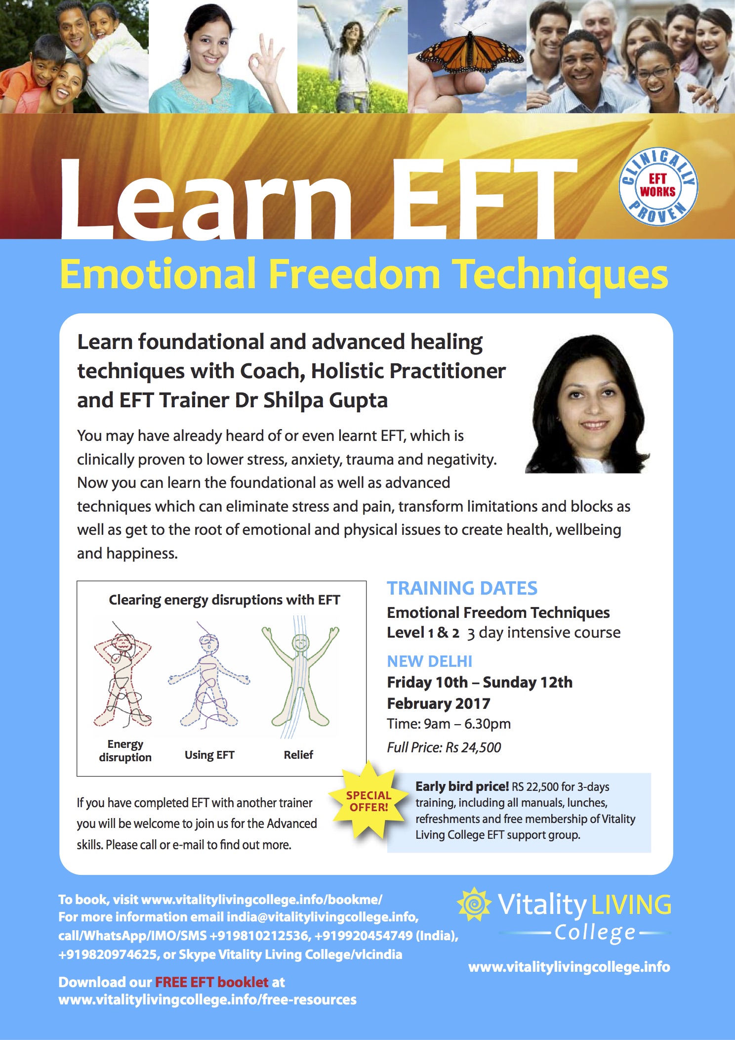Emotional Freedom Techniques (EFT) Delhi February 2017 