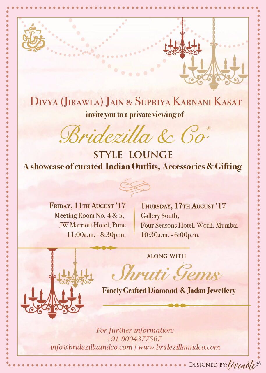 Bridezilla&Co x Shruti Gems Style Lounge 