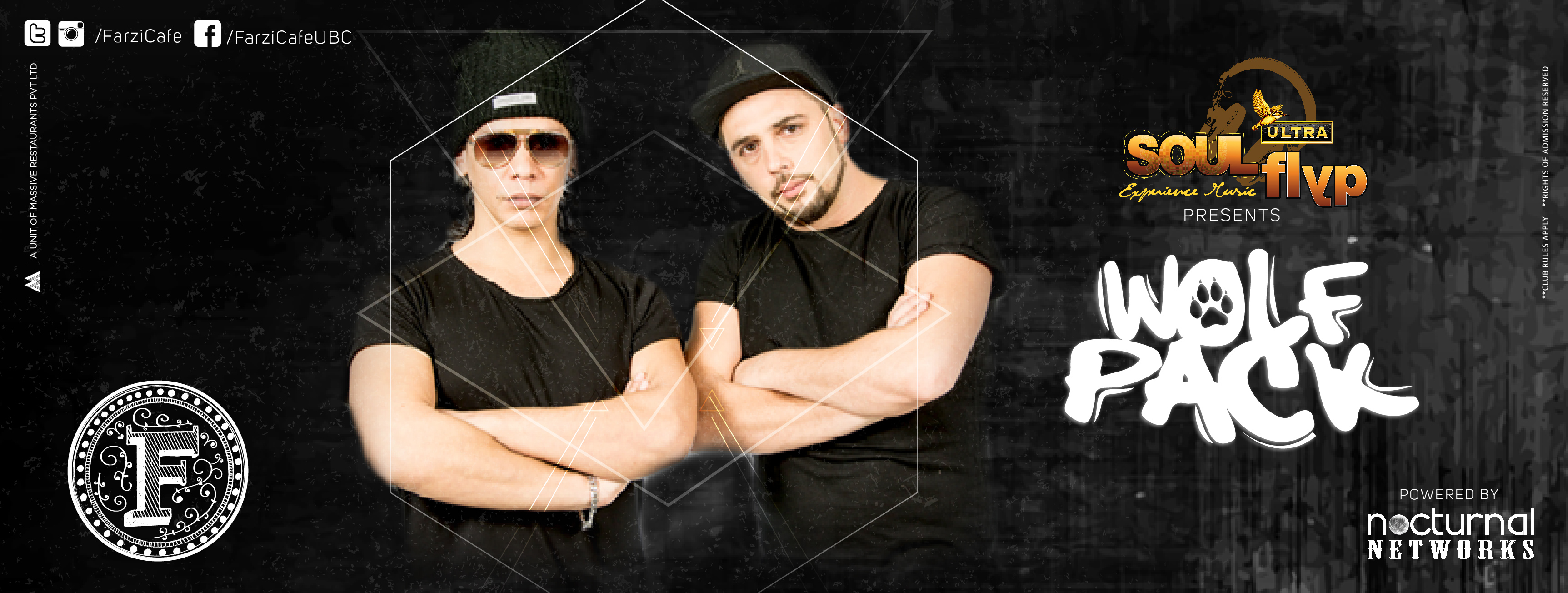 Wolf Pack atg Farzi Cafe