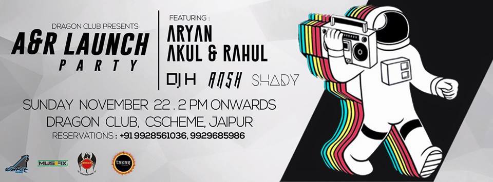 SUNDAY 22nd NOVEMBER @ DRAGON CLUB || FEATURING - ARYAN , AKUL & RAHUL || DJ SHADY GUEST DJ || 2 PM ONWARDS  || MORE DETAIL - 9928561036