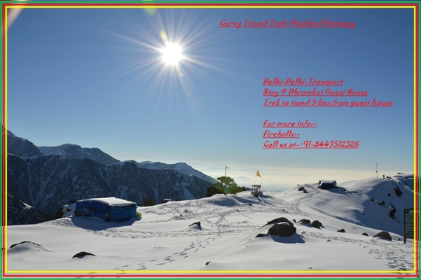 Triund Trek-Weekend Getaway