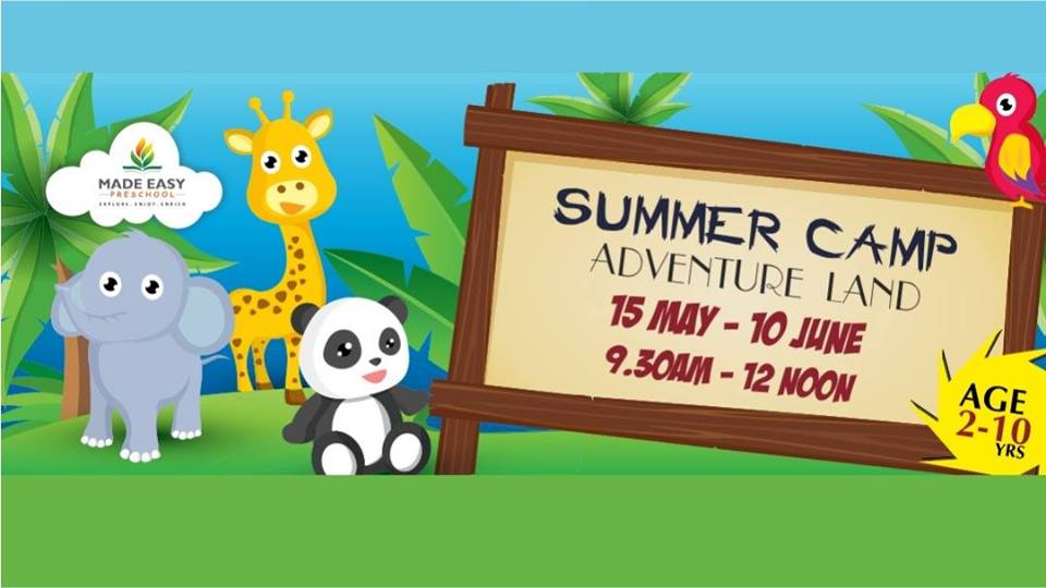 MADE EASY Preschool Summer Camp - The Adventure LAND