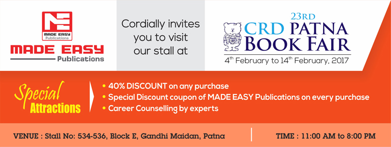 MADE EASY Publications at 23rd CRD Patna Book Fair