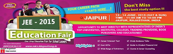 JAIPUR EDUCATION EXPO (JEE) - 2015 1st EDITION