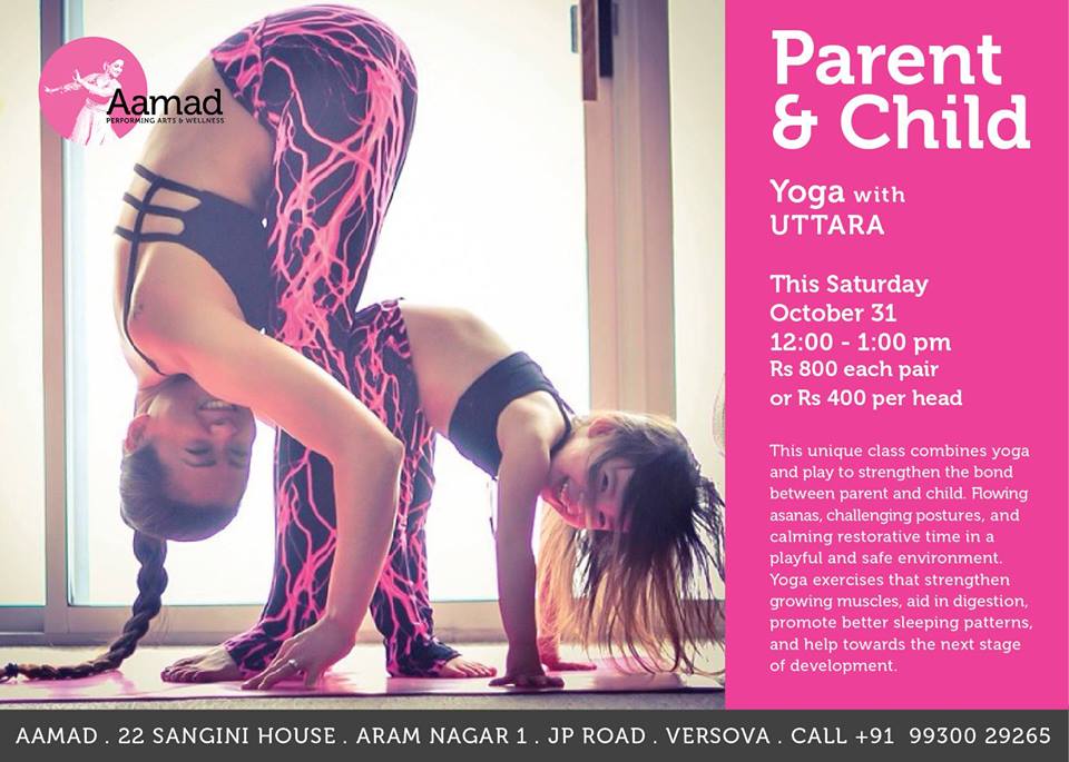 YOGA FOR PARENT & CHILD- WITH UTTARA | Yoga events in Mumbai|