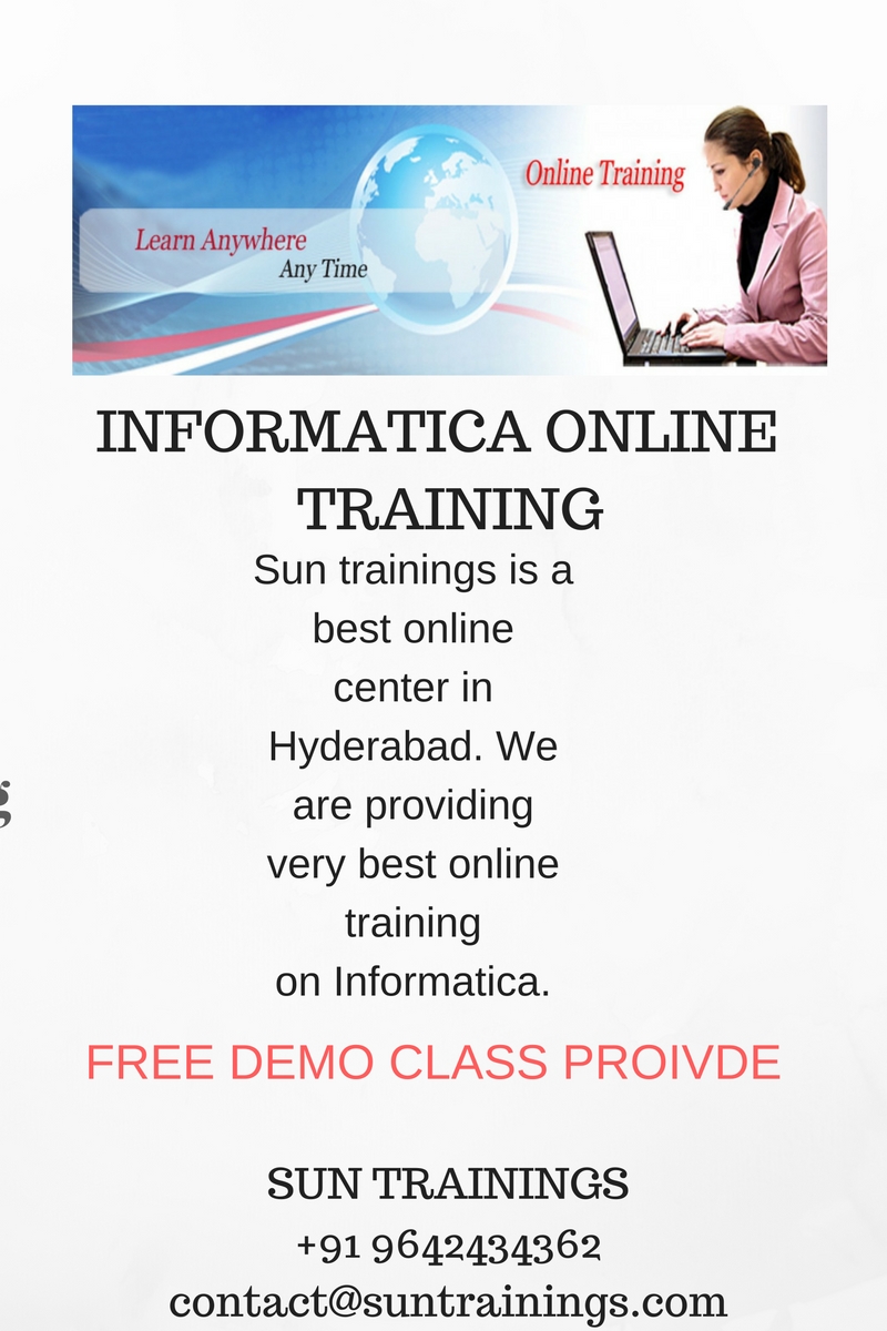 Informatica Online Free Demo Class in Hyderabad