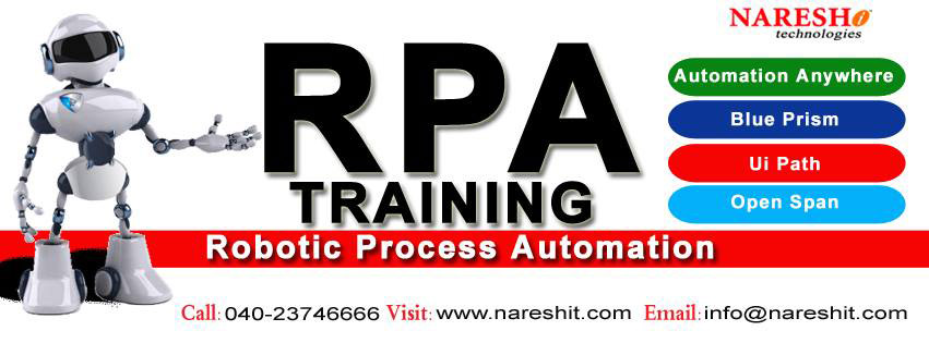RPA Training in Hyderabad - Robotic Process Automation Training in   Hyderabad