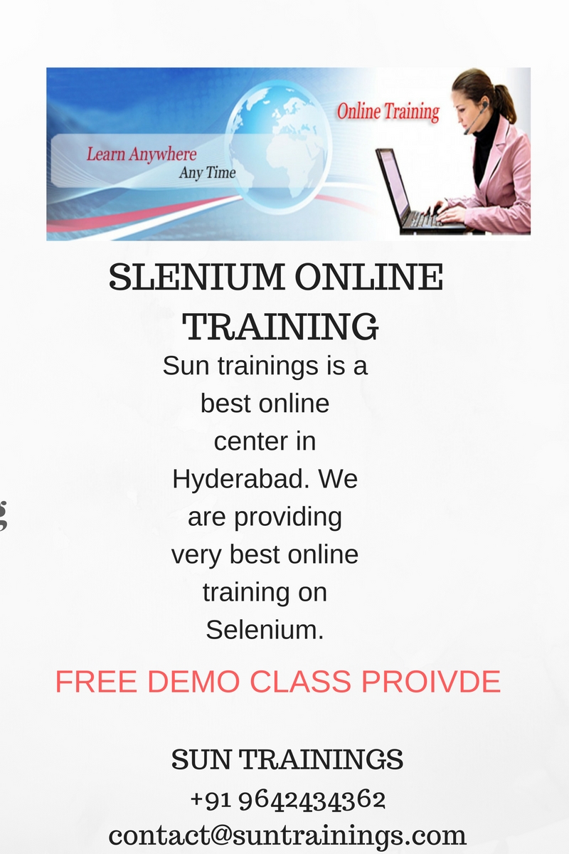 Selenium Free Demo Online Class