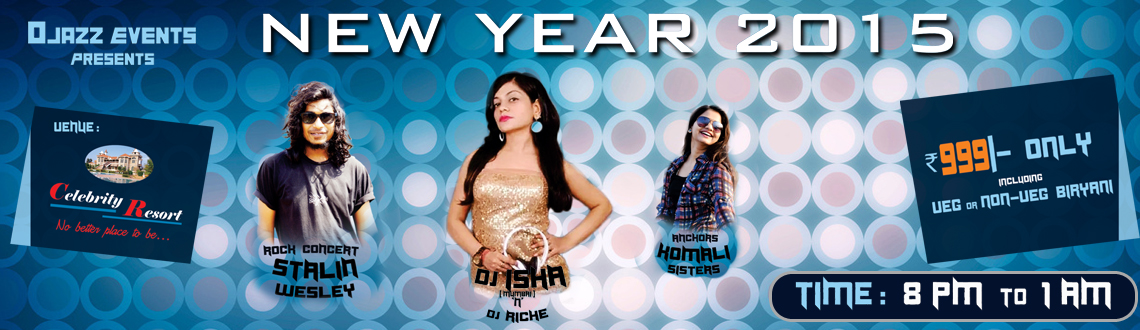 New Year Eve 2015 @ Celebrity Resorts