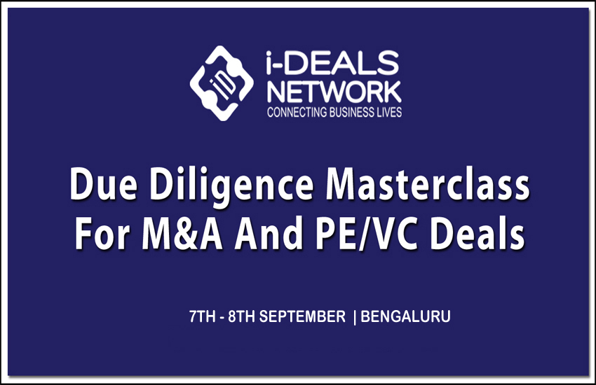 Due Diligence Masterclass for PE and M&A Deals - 7th - 8th September, Bengaluru
