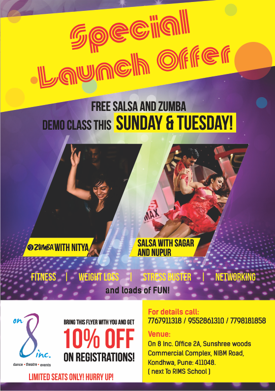 FREE ZUMBA AND SALSA DEMO SESSION