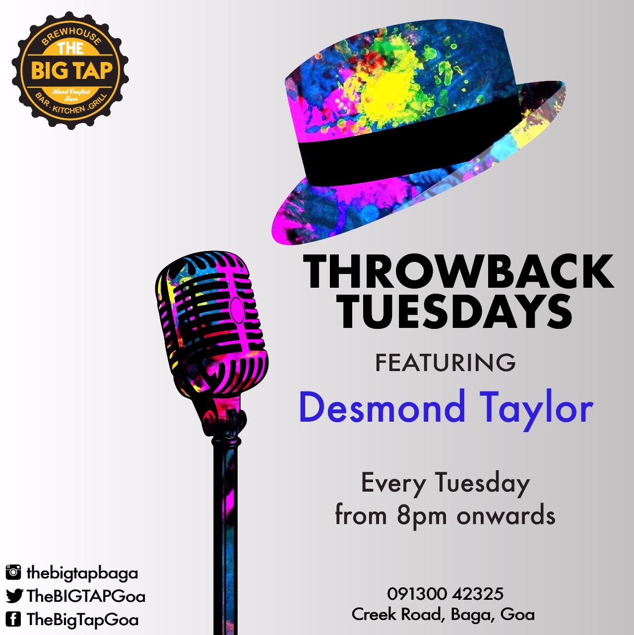 Throwback Tuesdays at The Big Tap