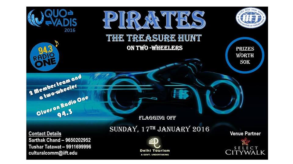 PIRATES-city wide treasure hunt 