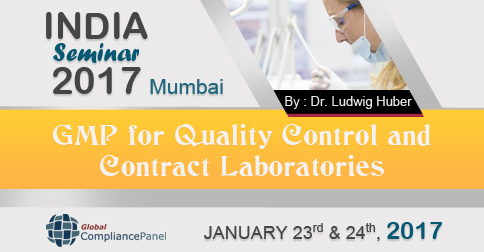 GMP for Quality Control and Contract Laboratories 2017
