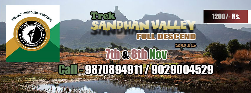 Sandhan Valley Trek – 6th, 7th & 8th November 2015