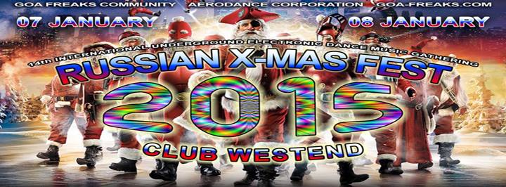 RUSSIAN X-MAS FEST 2015. Underground Electronic Dance Music Gathering