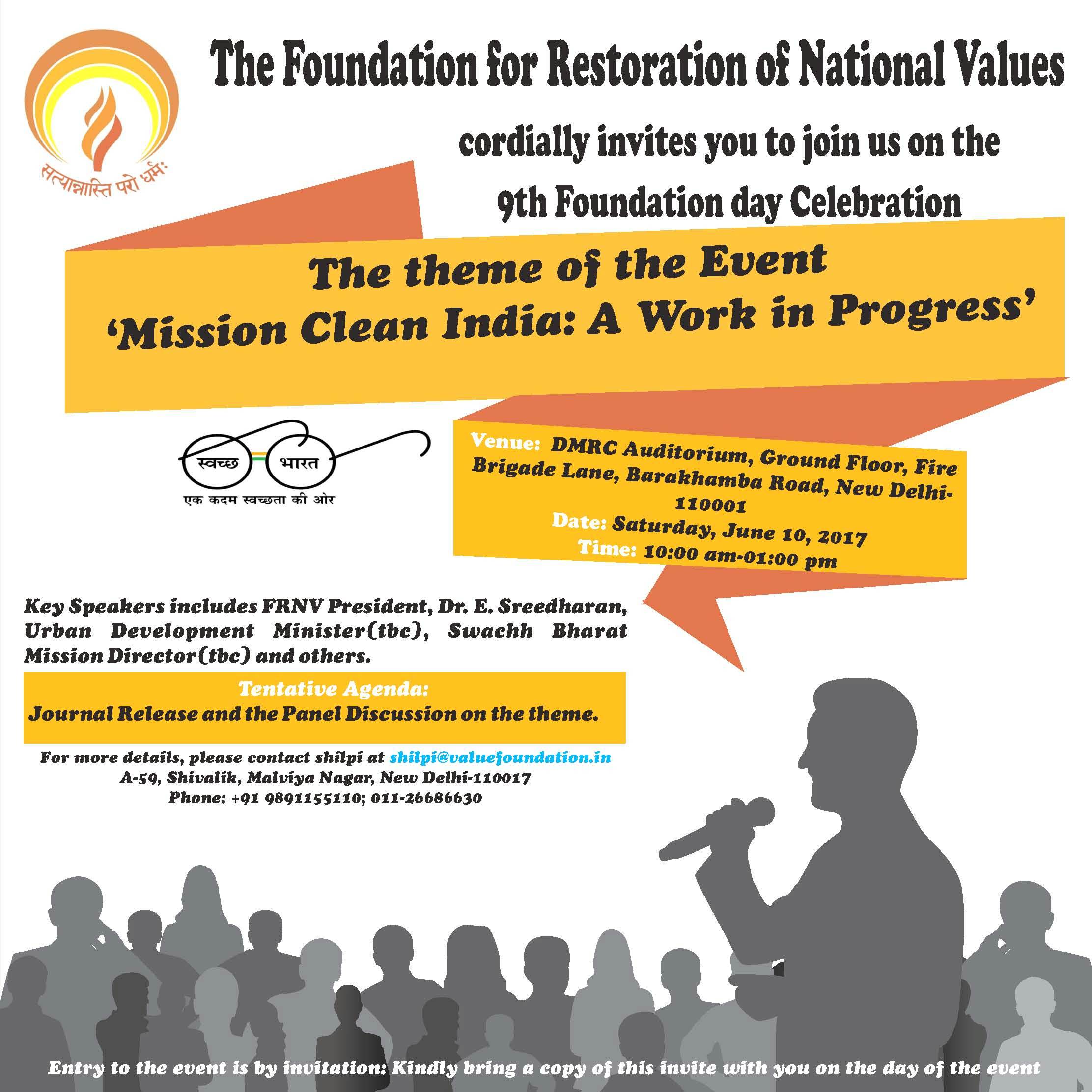 FRNV's 9th Foundation day 