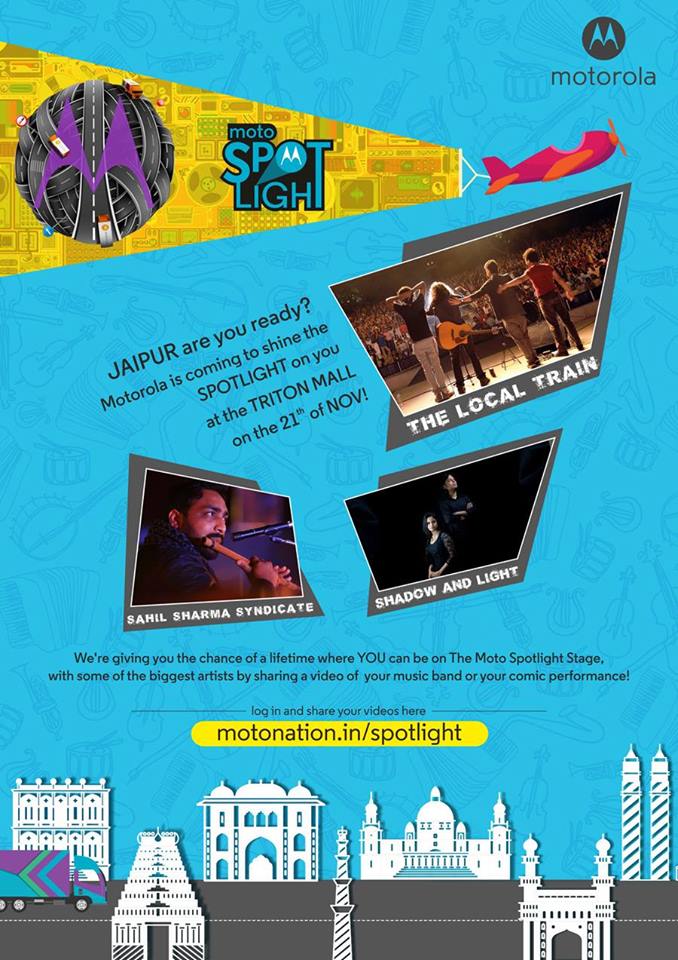 MOTO Spotlight Jaipur Featuring The Local Train, Shadow and Light and more