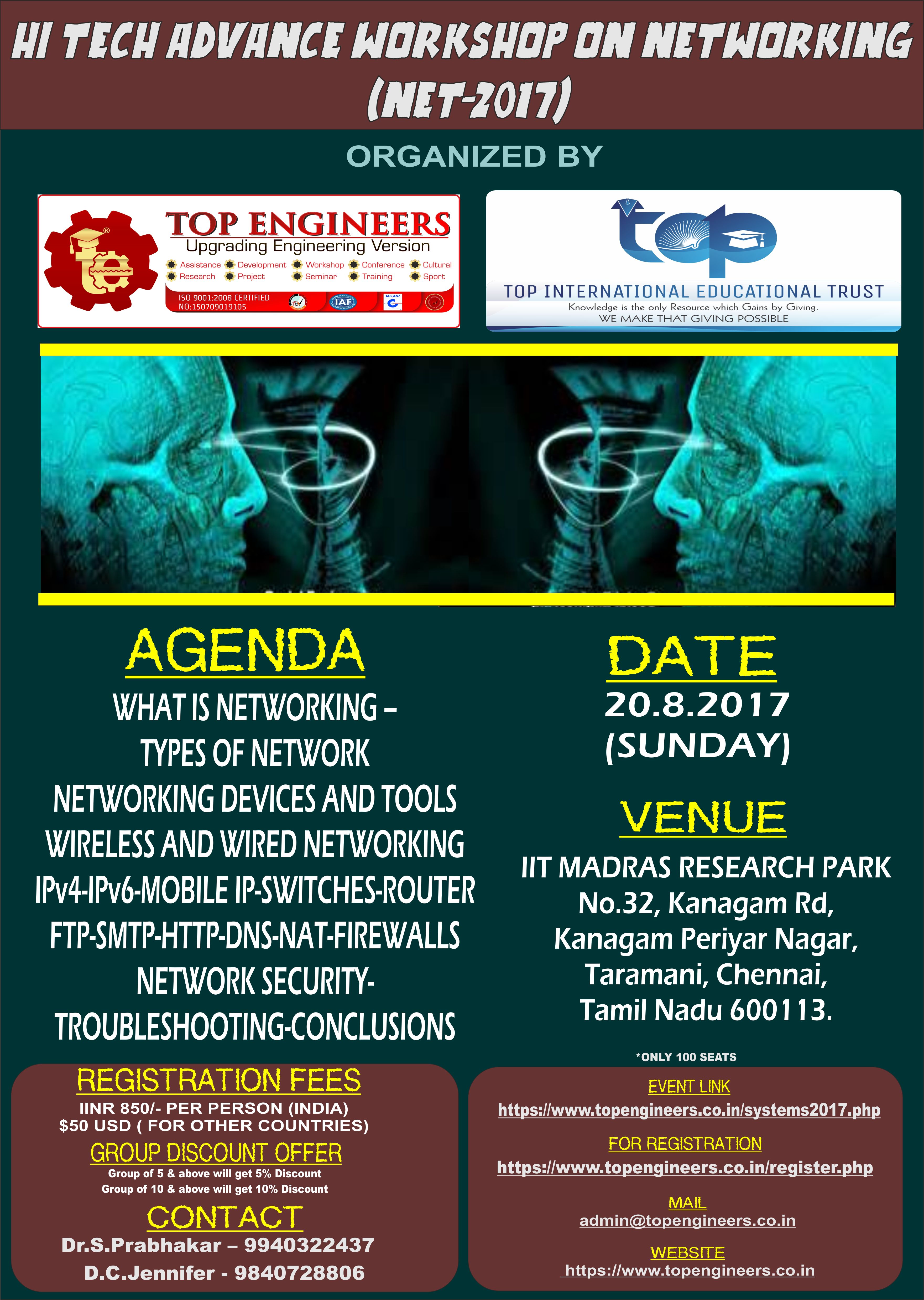 HI TECHADVANCE WORKSHOP ON NETWORKING (NET-2017)