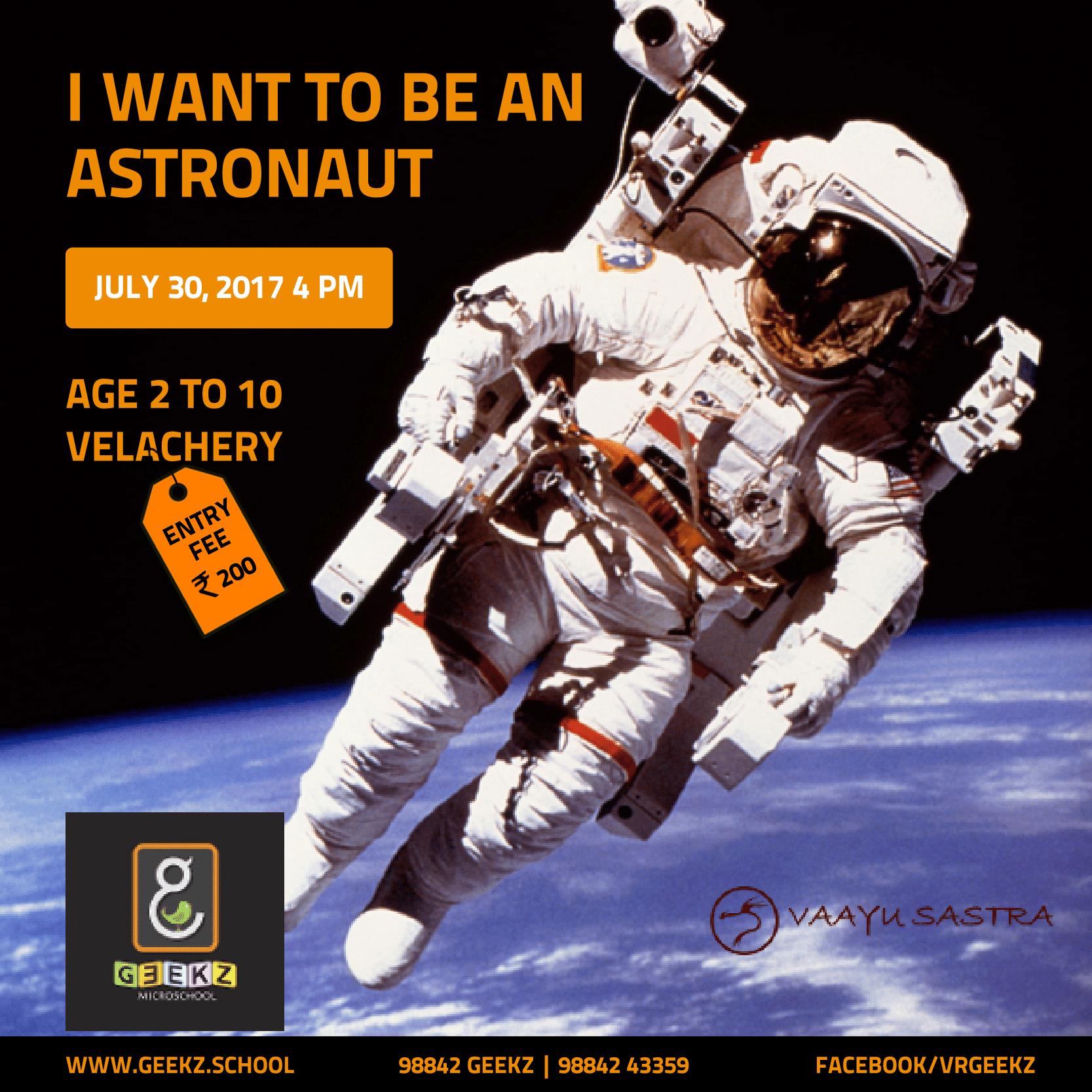 KidsAstronaut Workshop @Geekz Microschool 